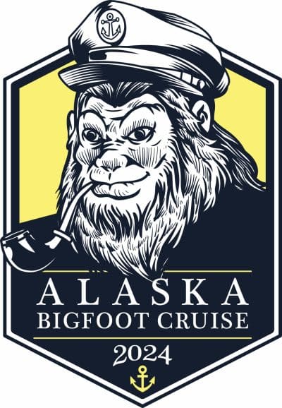 Alaska Bigfoot Cruise - 15" Die Cut Door Magnet