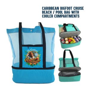 Caribbean Bigfoot Cruise Beach & Pool Bag with Built-In Cooler