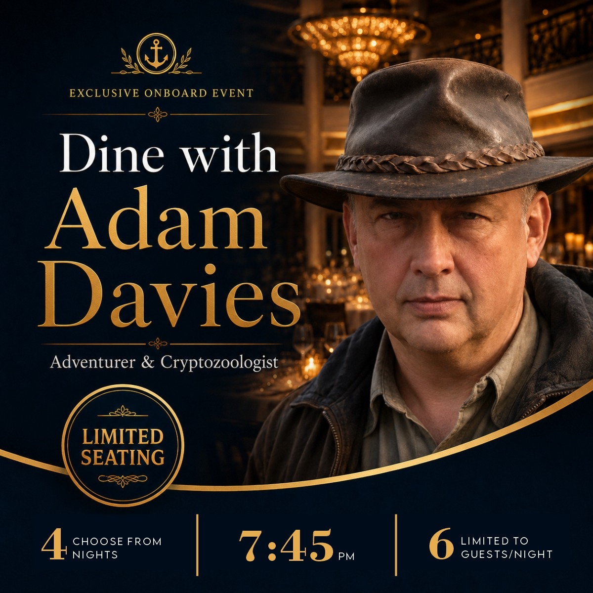 Dinner with Adam Davies