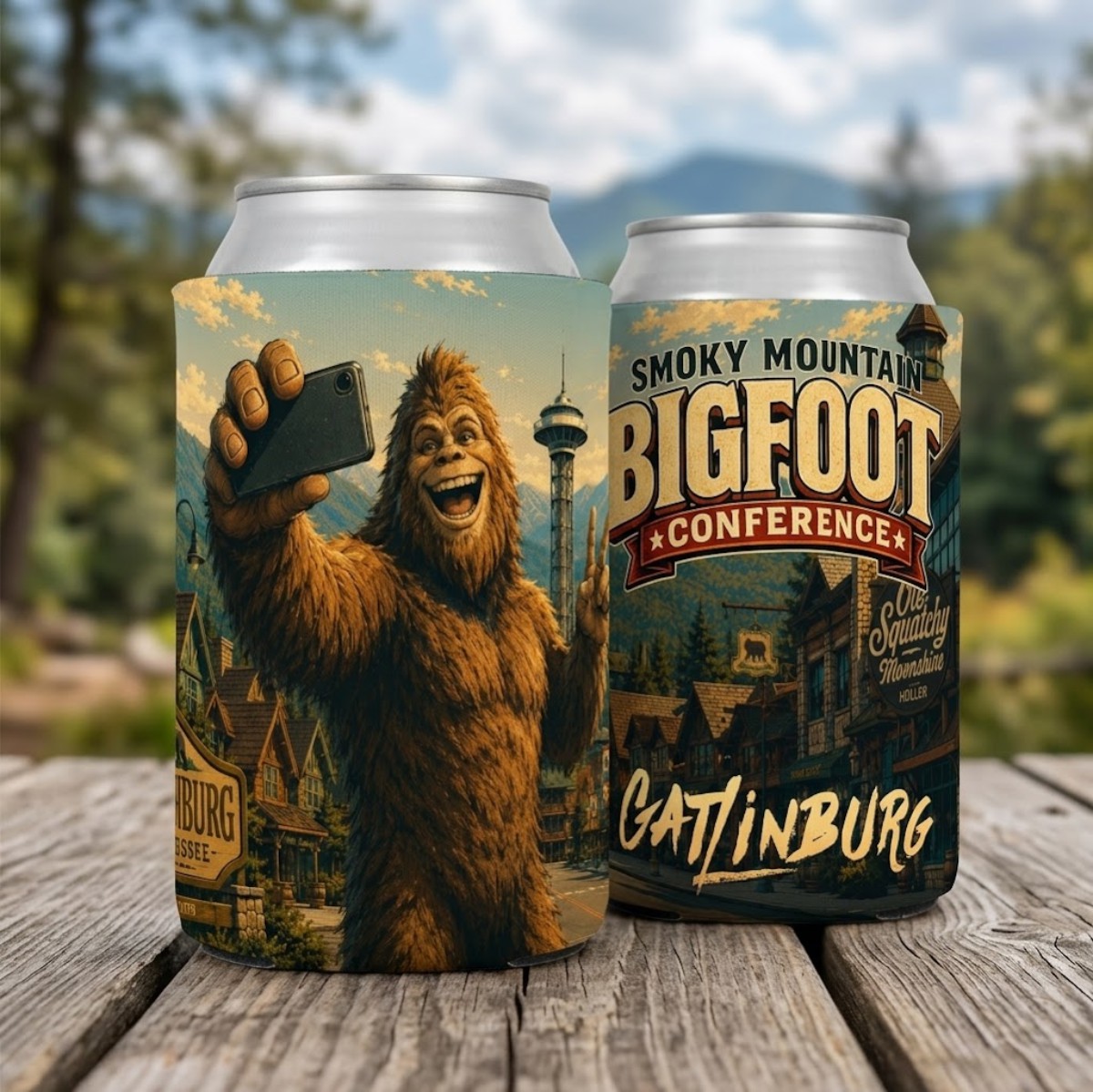 SMBC26 – SelfieSquatch Can Cooler