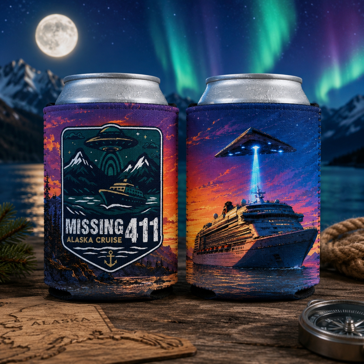Missing 411 Cruise Can Cooler